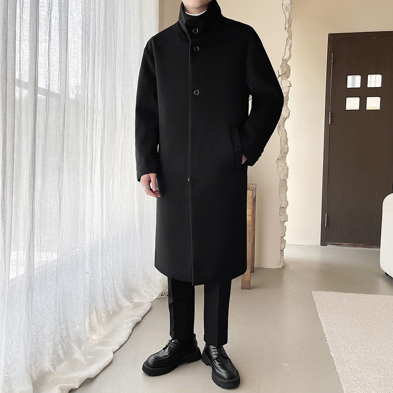 Winter Overknee Long Cotton And Thickening Woolen Coat