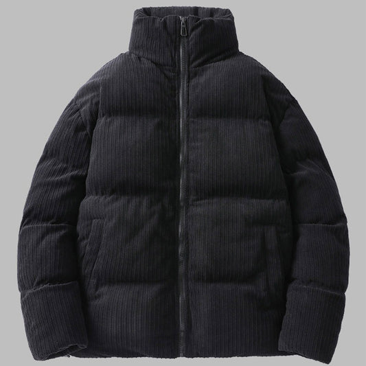 Thickening Stand Collar Casual Loose Cotton Coat