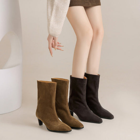 Special Interest Light Luxury Handmade Female Retro Boots