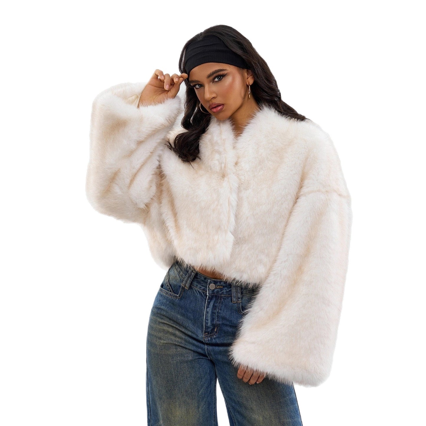 Vintage Fur Coat Short Ladies