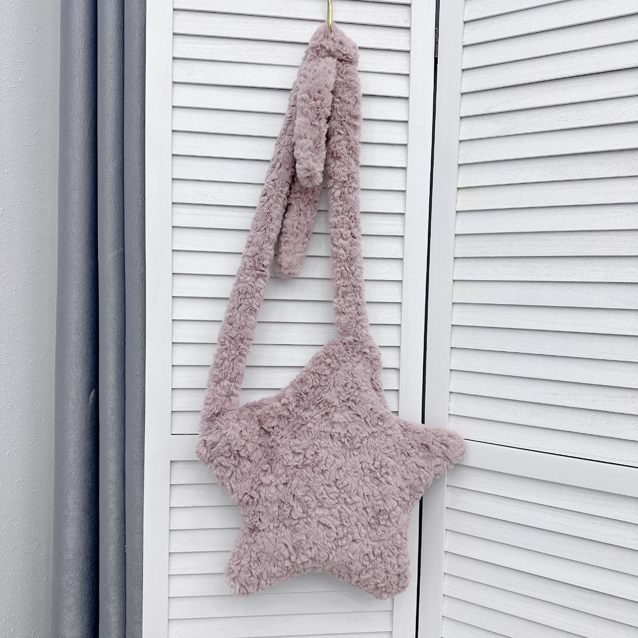 XINGX Solid Color Plush European And American Fashion Crossbody XINGX Bags