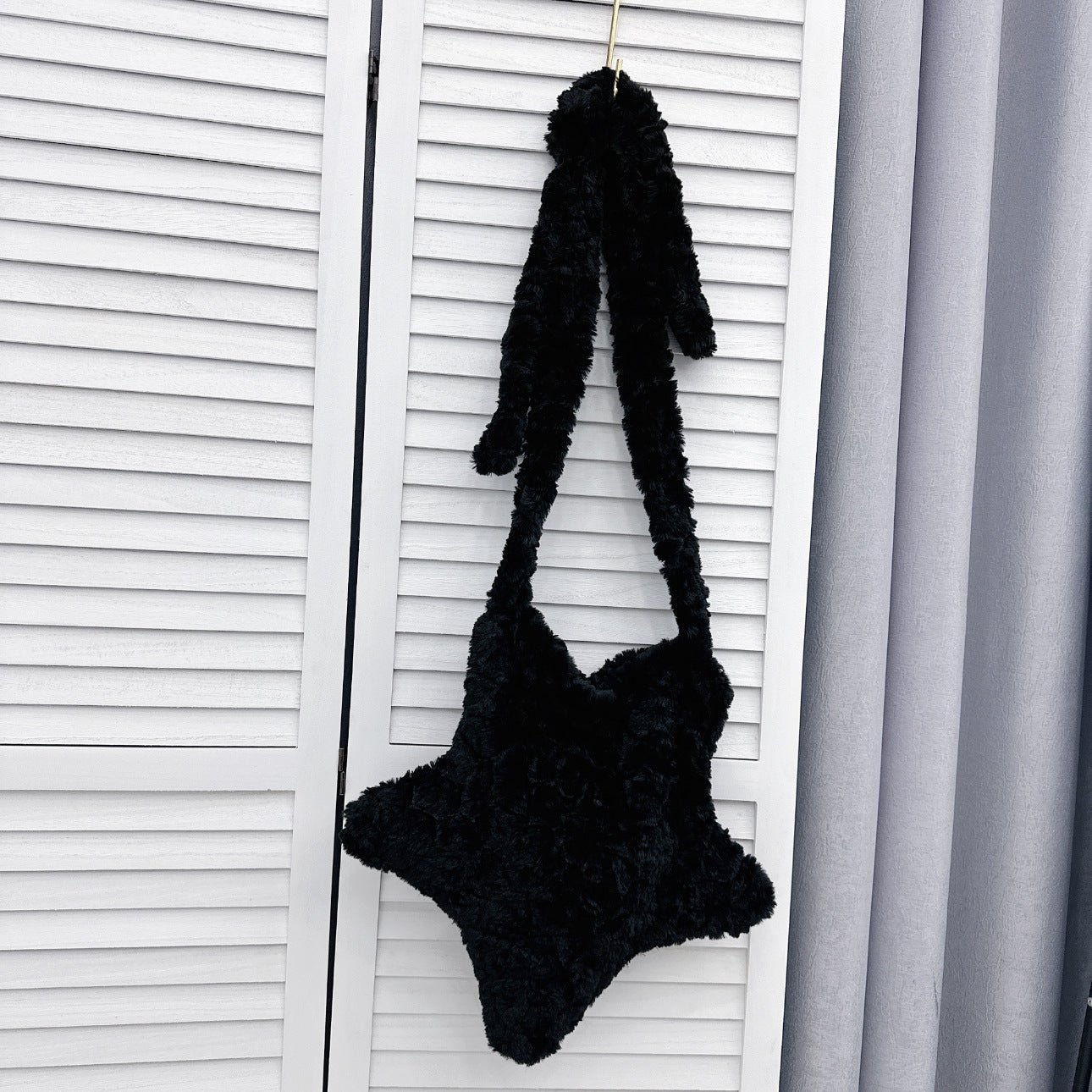 XINGX Solid Color Plush European And American Fashion Crossbody XINGX Bags