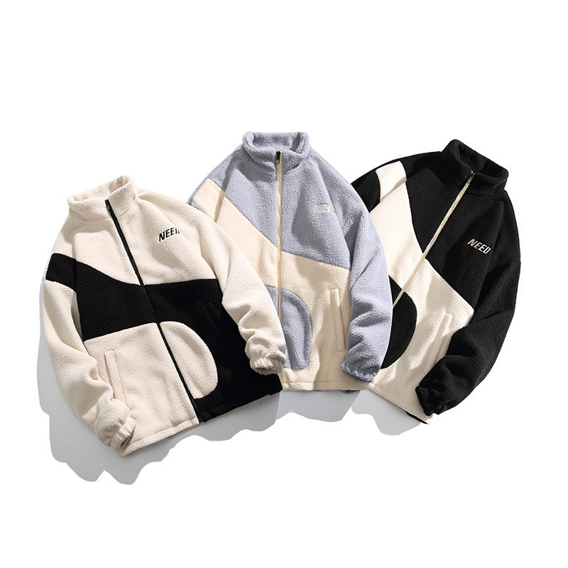 American Retro Easy Matching Casual Cotton-padded Jacket