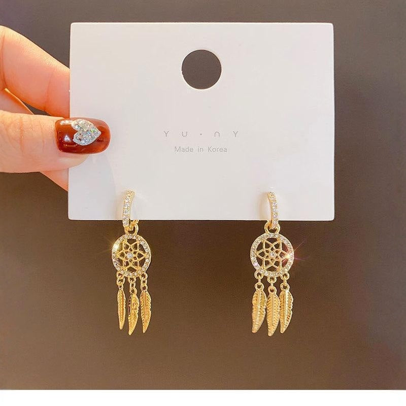 Tassel Earrings With Diamond Super Unique Design Earrings
