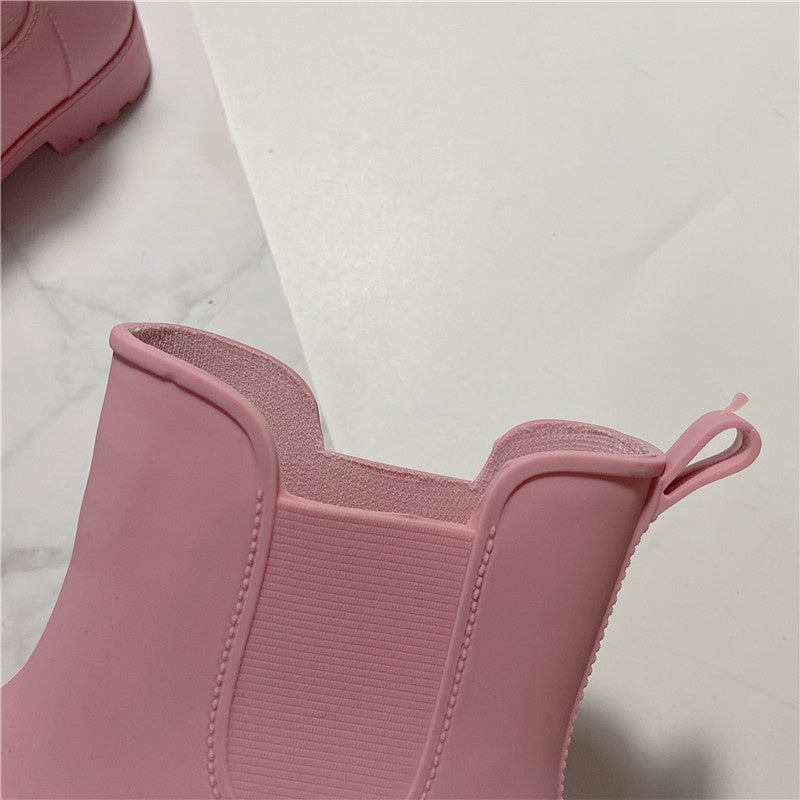 Women's Fashion Non-slip Short Casual Ding Rain Boots